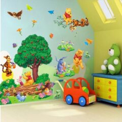 Pooh Colorful Wall