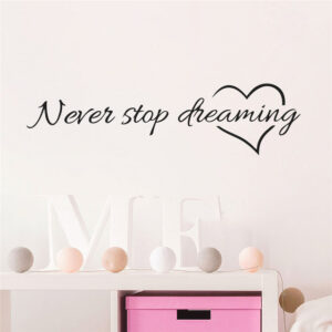 Never Stop Dreaming Sticker