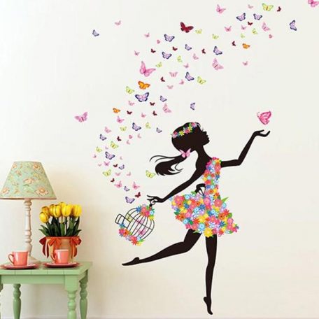 personality-fairies-girl-butterfly-flowers-art-decal-wall-stickers-for-home-decor-diy-mural-kids-rooms-2